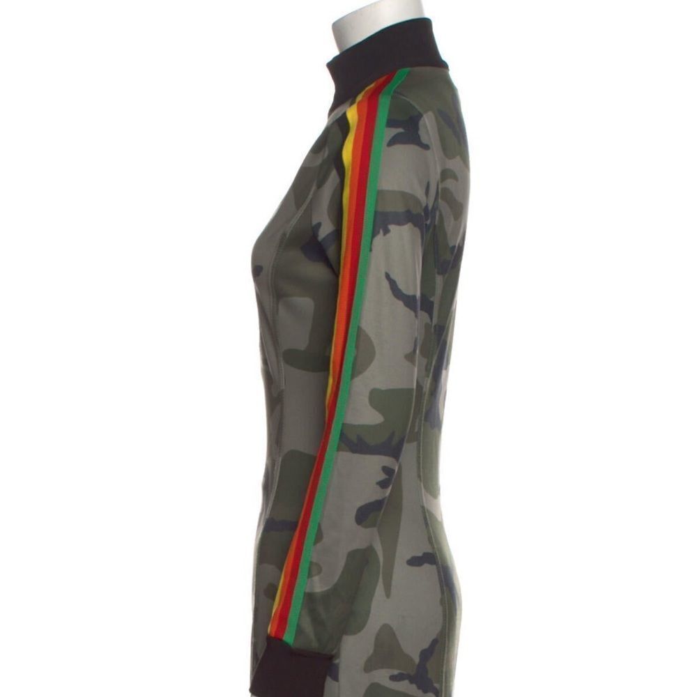 Pam & Gela Camo Track Dress Small - Picture 3 of 5